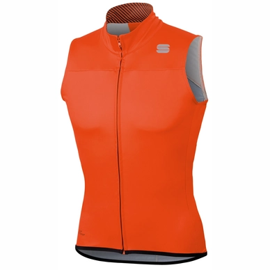 Fietsjack Sportful Men Bodyfit Pro 2.0 Ws Vest Orange Sdr Black