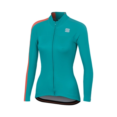 Fietsshirt Sportful Women Bodyfit Pro Thermal Jersey Capri Breeze Red Fluo