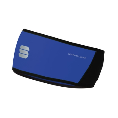 Hoofdband Sportful Men Windstopper Headband Black Blue Cosmic