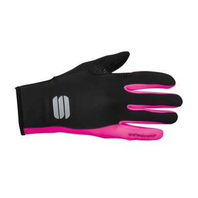 Fietshandschoen Sportful Women WS Essential II Glove Black Bubblegum
