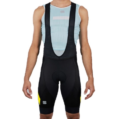 Fahrradhose Sportful Neo Bib Short Black Yellow Fluo Herren