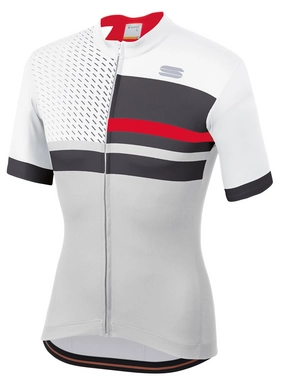 Fietsshirt Sportful Men Team 2.0 Drift Jersey White Gray Anthr