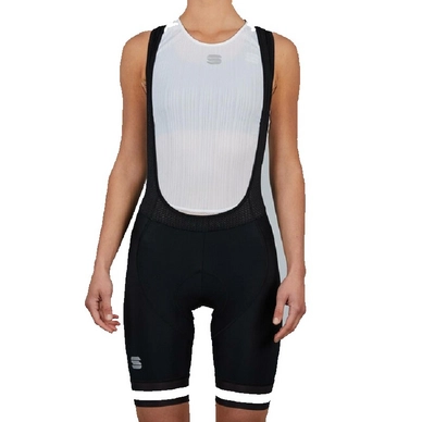 Fahrradhose Sportful Bf Classic Bibshort Black Blue Sky Damen