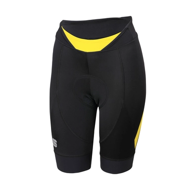 Fietsbroek Sportful Women Neo Short Black Tweety Yellow