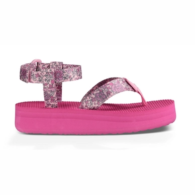 Teva Children Hi Rise Sandal Pink Floral