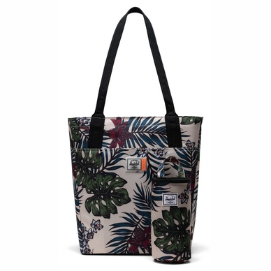 Cabas Herschel Supply Co. Insulated Alexander Zip Tote Small Tropical Foliage
