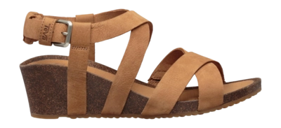 Sandals Teva Women Mahonia Wedge Cross Strap Chipmunk