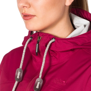 Jas Jack Wolfskin Kyoga Coat W Azalea Red