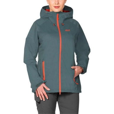 Jacke Jack Wolfskin Velican Jkt W North Atlantic Grau