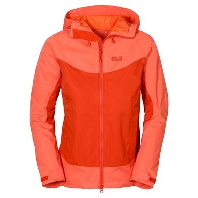 Jas Jack Wolfskin Ridge Jkt W Dark Coral