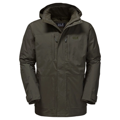 Winter Jacket Jack Wolfskin Westpoint Island Peat Outdoorsupply