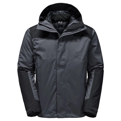Skijacke Jack Wolfskin Altiplano Men Ebony Herren