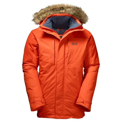 Veste d'hiver Jack Wolfskin Newfoundland Parka Men Dark Satsuma