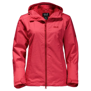 Winterjacke Jack Wolfskin Northern Sky Women Hibiscus Red Damen