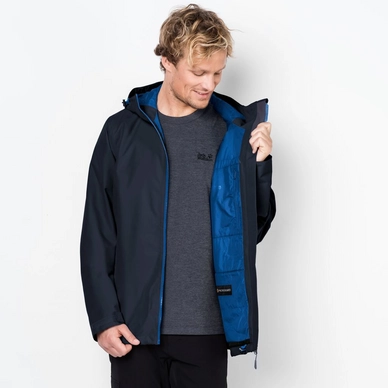 Jas Jack Wolfskin Men Chilly Morning Night Blue