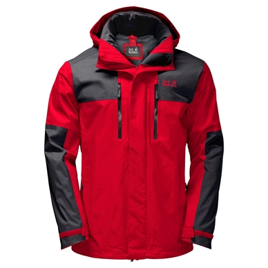 Jacke Jack Wolfskin Jasper Flex Pack Red Herren