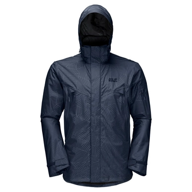 Jacket Jack Wolfskin Rocky Forest Leaf Night Blue