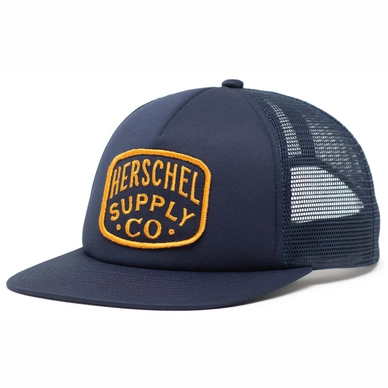 Pet Herschel Supply Co. Whaler Mesh Patch  Peacoat