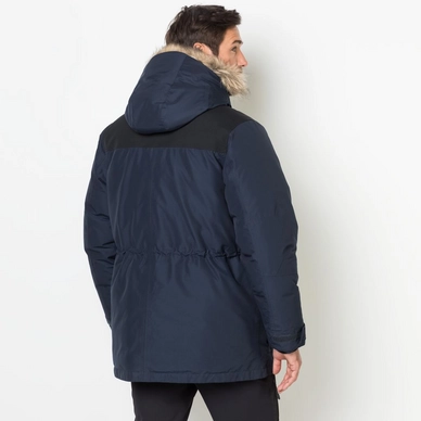 Jacket Jack Wolfskin Men Bering Parka Night Blue Outdoorsupply