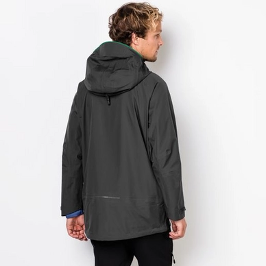 Ski Jacket Jack Wolfskin Men Exolight Slope Ebony Outdoorsupply