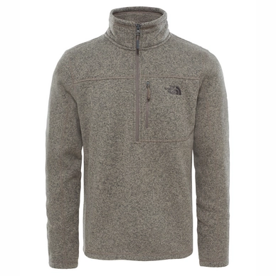 Pull The North Face Men Gordn Lyons 1/4 Zip Falcon Brown Heather