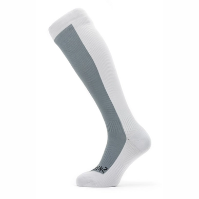 Fietssok Sealskinz Unisex Waterproof Cold Weather Knee Length Grey