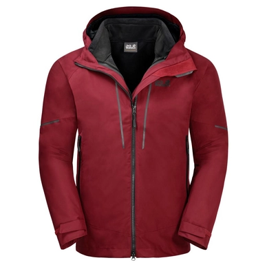 Jacke Jack Wolfskin Sierra Trail 3in1 Rot Herren