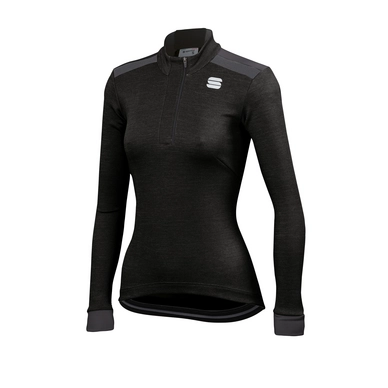 Fietsshirt Sportful Women Giara Thermal Jersey Anthracite