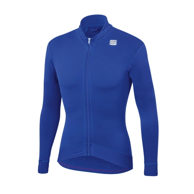 Fietsshirt Sportful Men Monocrom Thermal Jersey Blue Cosmic