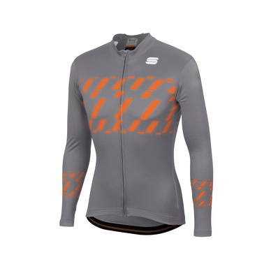 FIetsshirt Sportful Men Tec-Trix Long Sleeve Jersey Cement Orange SDR
