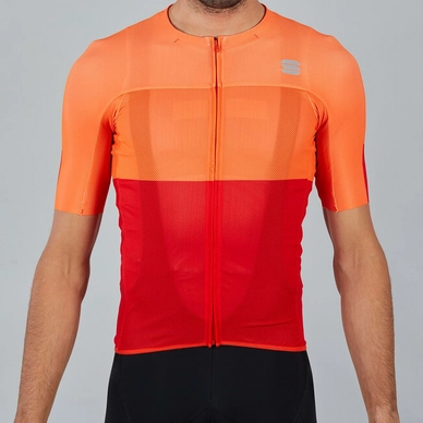 Maillot de Cyclisme Sportful Men Bodyfit Pro Light Jersey Fire Red Orange Sdr