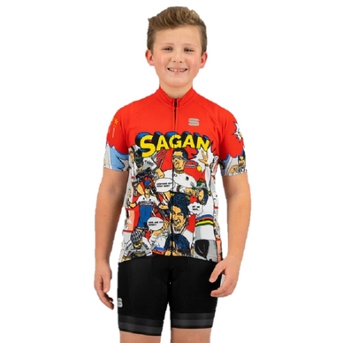 Fietsshirt Sportful Super Peter Jersey Red