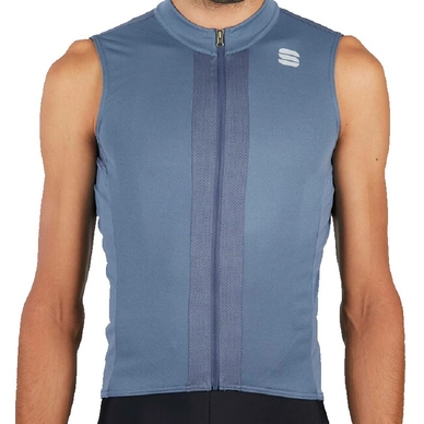Fahrradtrikot Sportful Strike Sleeveless Jersey Blue Sea Black Herren