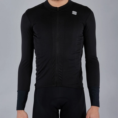 Maillot de Cyclisme Sportful Men Strike Long Sleeve Jersey Black White