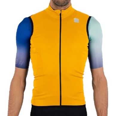 Fietsjack Sportful Fiandre Light No Rain Vest Yellow