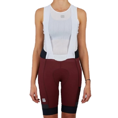 Fahrradhose Sportful Supergiara Bibshort Red Wine Damen