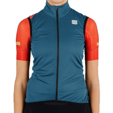 Fietsjack Sportful Women Fiandre Light Norain Vest Blue Sea