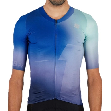 Maillot de Cyclisme Sportful Bomber Jersey Green Blue