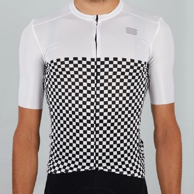 Fahrradshirt Sportful Checkmate Jersey White Herren