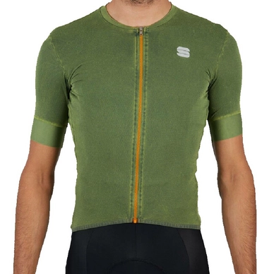 Fietsshirt Sportful Monocrom Jersey Green Bootle