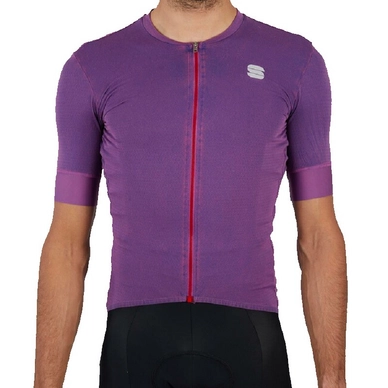 Fietsshirt Sportful Monocrom Jersey Victorian Purple