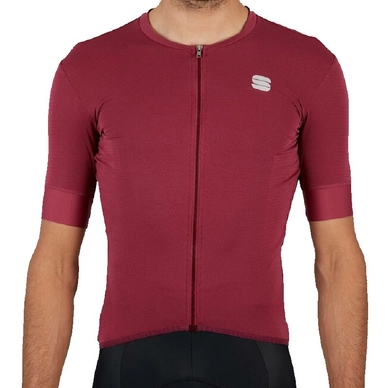 Fahrradshirt Sportful Monocrom Jersey Red Rumba Herren