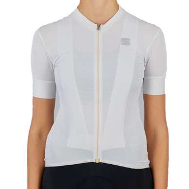 Maillot de Cyclisme Sportful Women Monocrom Jersey White