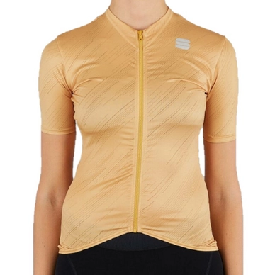 Fahrradtrikot Sportful Flare Jersey Gold Damen