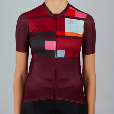 Maillot de Cyclisme Sportful Women Idea Jersey Red Wine
