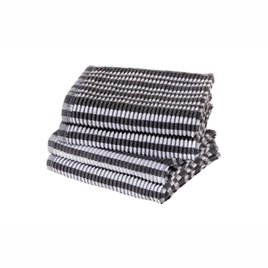 Vaatdoek Jorzolino Grey White (set van 3)