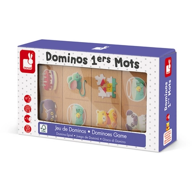 Educatief speelgoed Janod Domino Eerste Woordjes