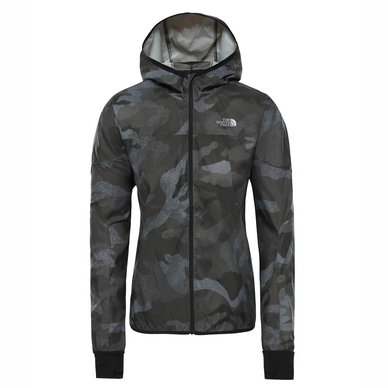 Jacket The North Face Women AMB Woven New Taupe Green Waxed Camo Print