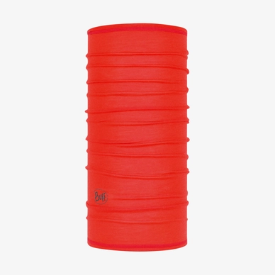 Nekwarmer Buff Lightweight Merino wool Solid Fire