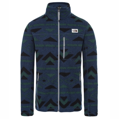 Vest The North Face Men Gordon Lyons Full Zip Blue Wing Teal California Geo Stripes Print